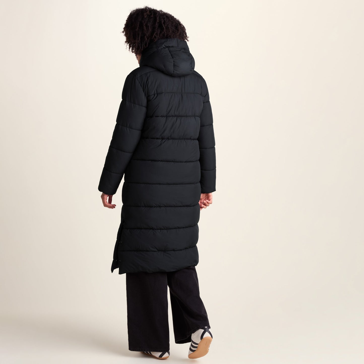 Bartlett Womens Longline Insulated Padded Coat - Black