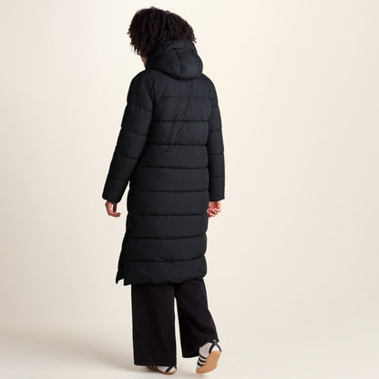 Bartlett Womens Longline Insulated Padded Coat - Black