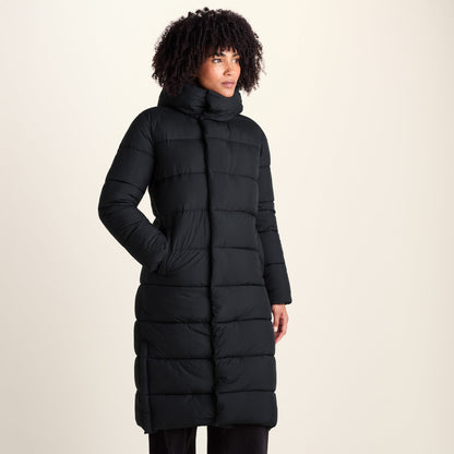 Bartlett Womens Longline Insulated Padded Coat - Black