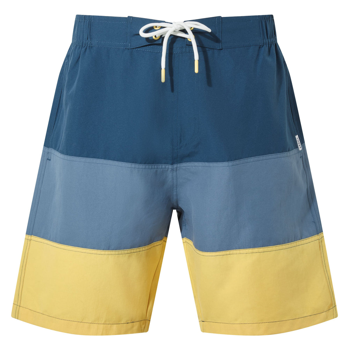 Bendon Mens Swimshorts - Inky Blue/Blue Dolphin/Sunflower