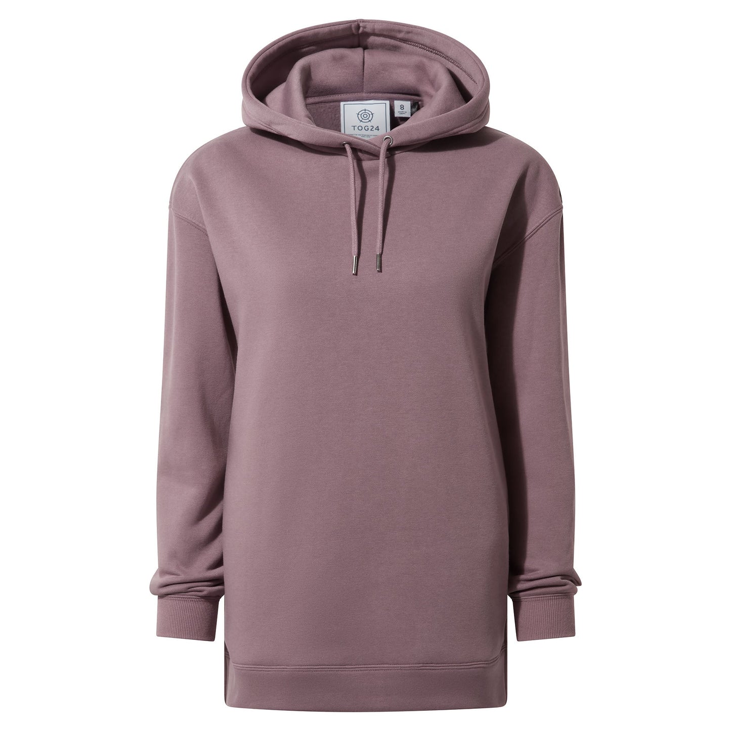 Betty Womens Longline Supersoft Hoody - Mauve