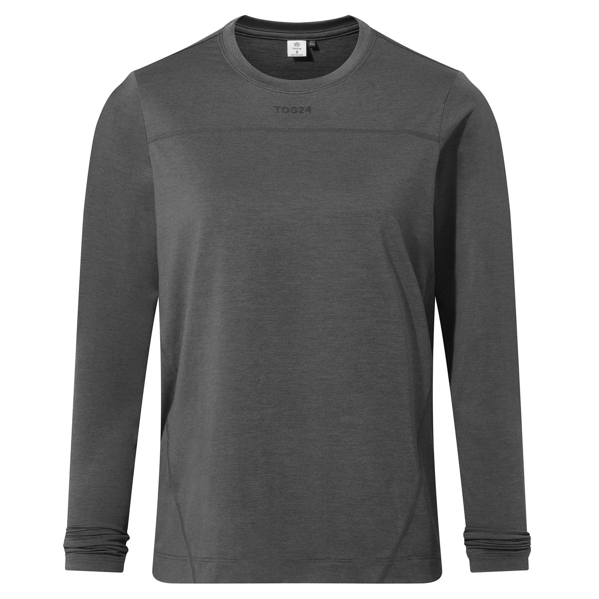 Blakely Womens Long Sleeve Performance Top - Dark Grey Marl
