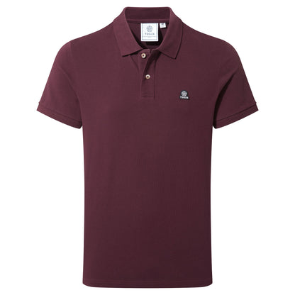 Braunton Mens 100% Cotton Pique Polo Shirt - Deep Port