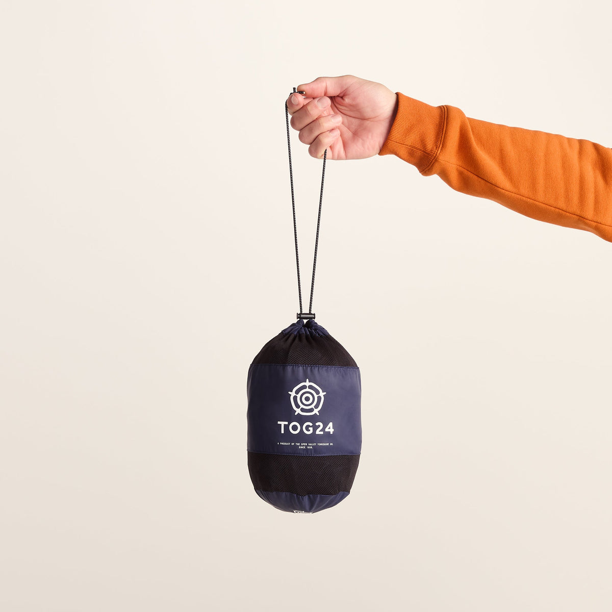 Craven Mens Waterproof Packaway Jacket - Navy