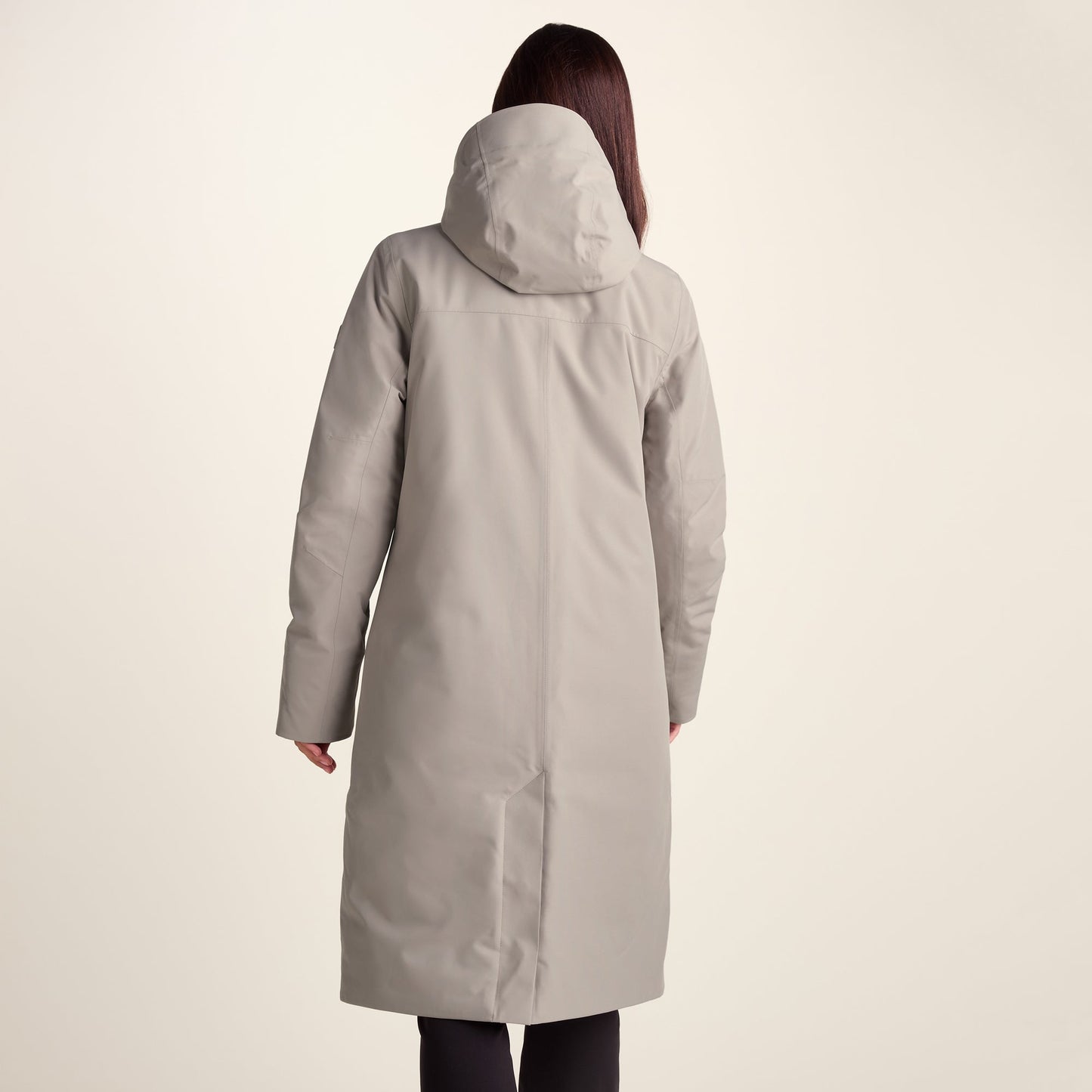 Dalton Womens Longline Waterproof Insulated Coat - Dark Taupe