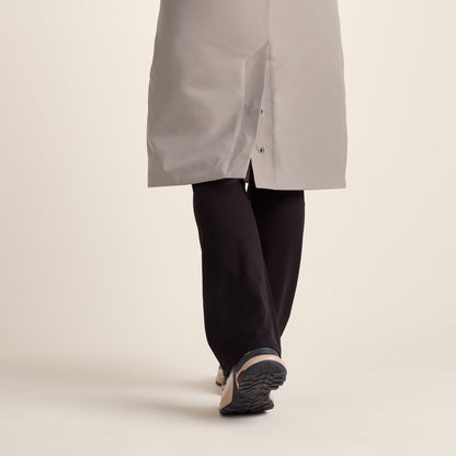 Dalton Womens Longline Waterproof Insulated Coat - Dark Taupe