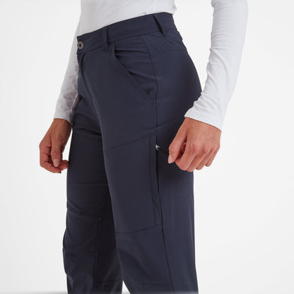 Denver Womens Walking Trousers Long - Navy