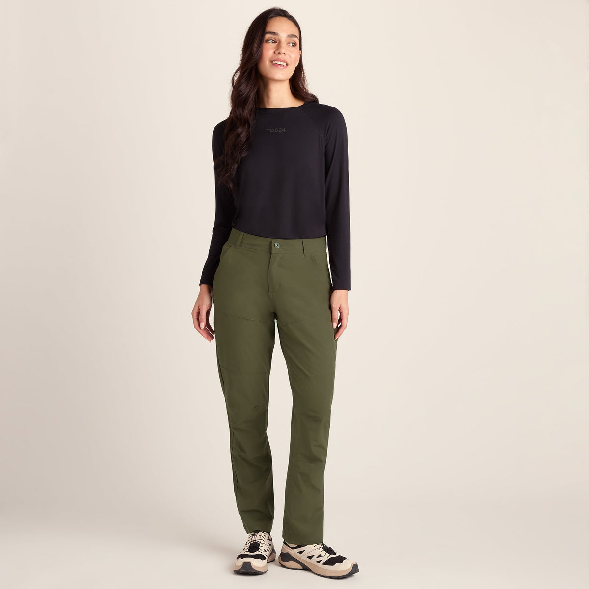 Denver Womens Walking Trousers Regular - Khaki