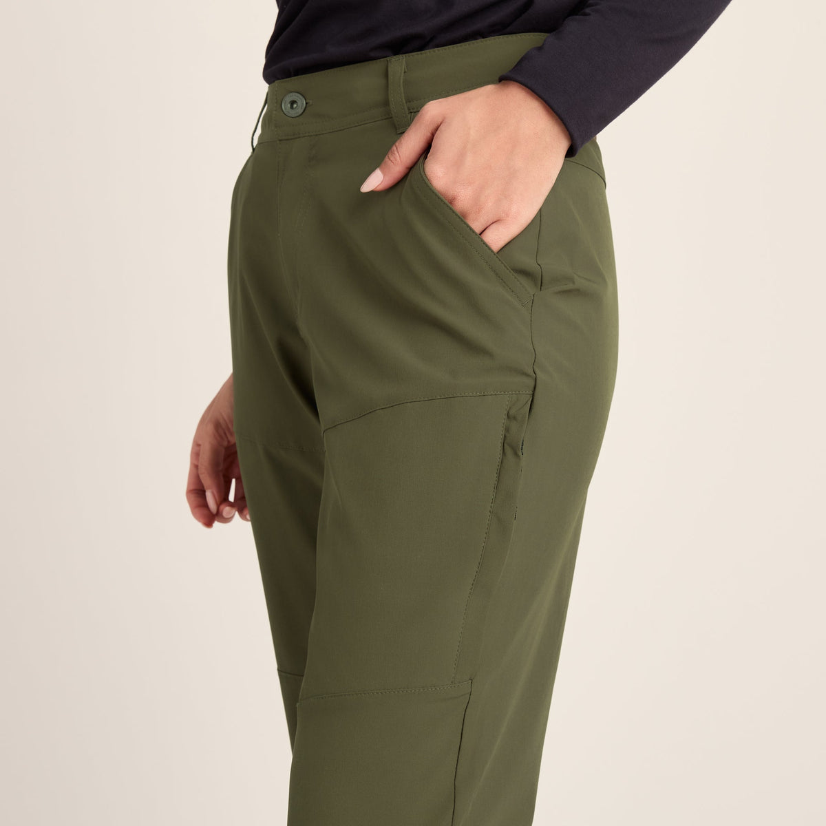 Denver Womens Walking Trousers Regular - Khaki