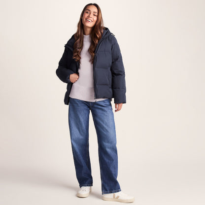Dina Womens Shower Resistant Insulated Jacket - Dark Indigo
