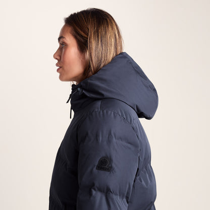 Dina Womens Shower Resistant Insulated Jacket - Dark Indigo