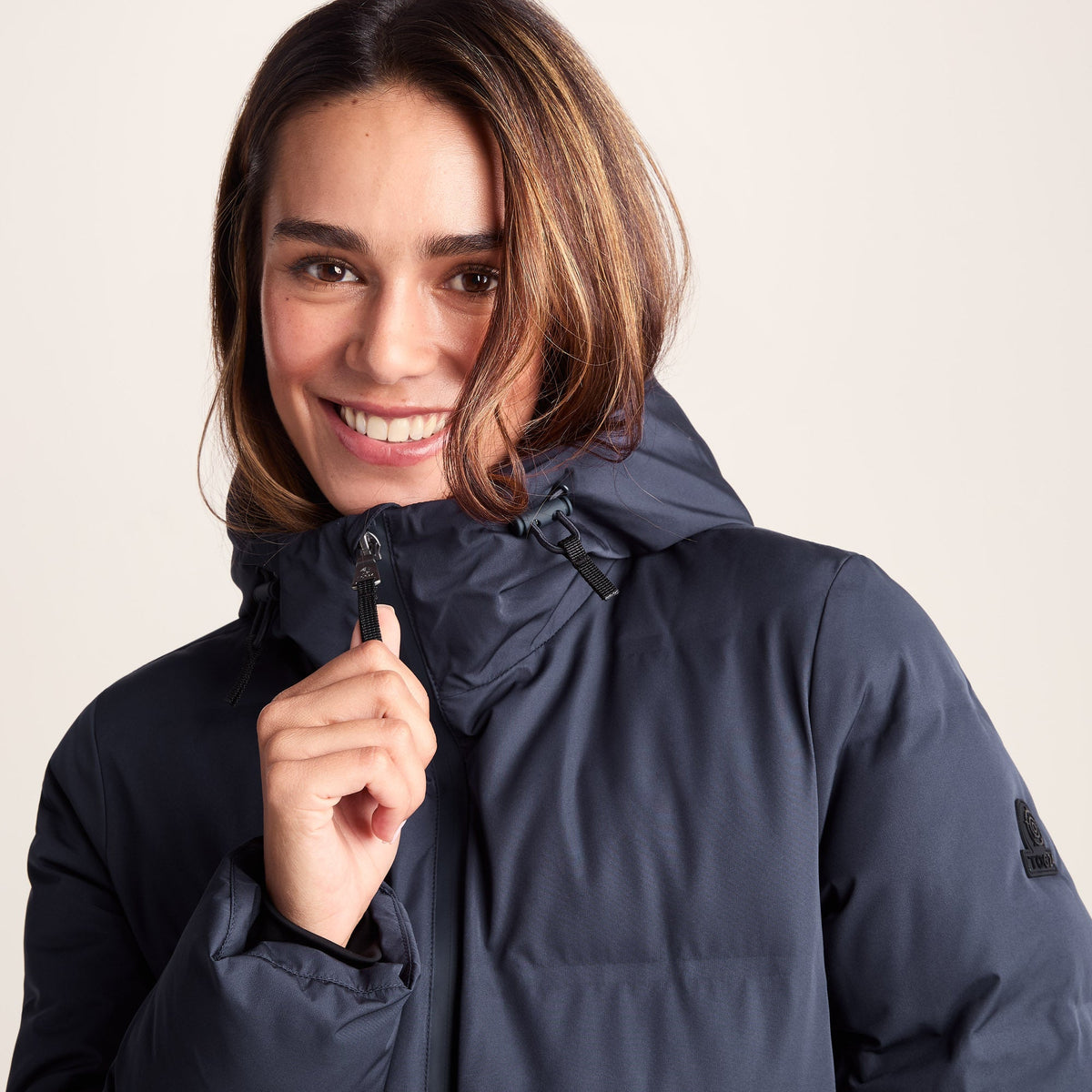Dina Womens Shower Resistant Insulated Jacket - Dark Indigo