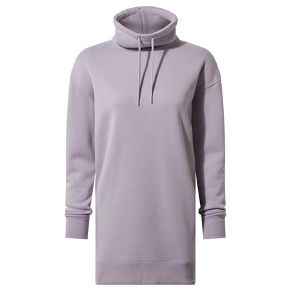 Drakeford Womens Supersoft Longline Sweat - Lavender Grey