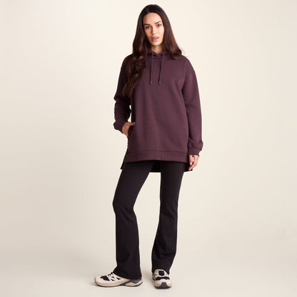 Drakeford Womens Supersoft Longline Sweat - Huckleberry
