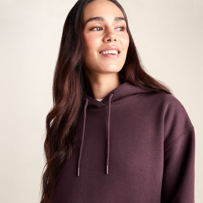 Drakeford Womens Supersoft Longline Sweat - Huckleberry