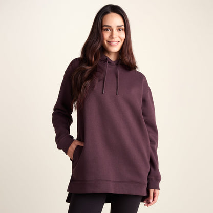 Drakeford Womens Supersoft Longline Sweat - Huckleberry