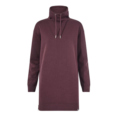 Drakeford Womens Supersoft Longline Sweat - Huckleberry