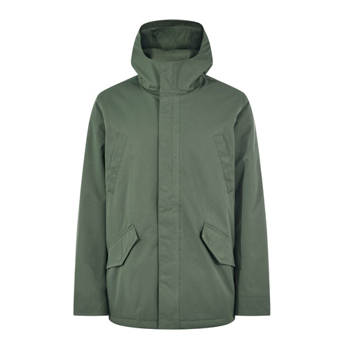 Dunnigan Mens Lightweight Padded Waterproof Parka - Forage Green