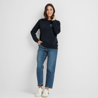 Esk Womens Supersoft Sweatshirt - Dark Indigo
