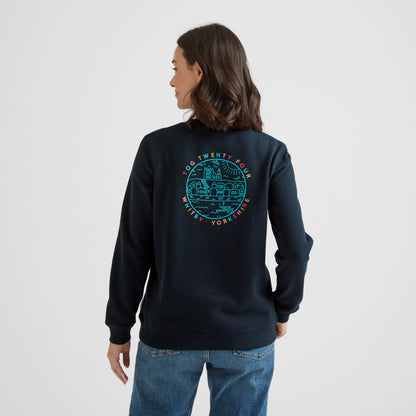 Esk Womens Supersoft Sweatshirt - Dark Indigo