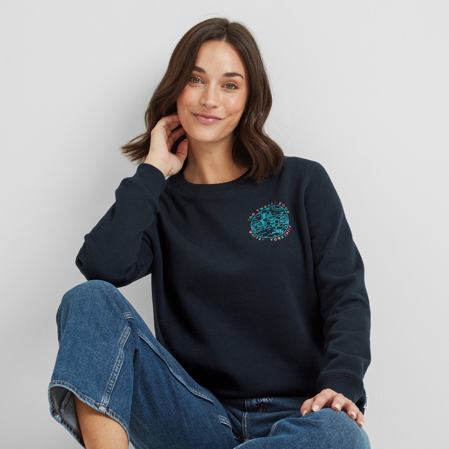 Esk Womens Supersoft Sweatshirt - Dark Indigo