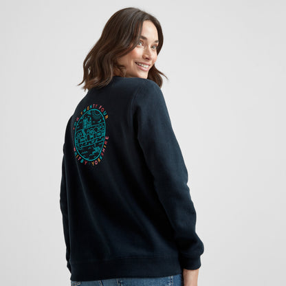 Esk Womens Supersoft Sweatshirt - Dark Indigo
