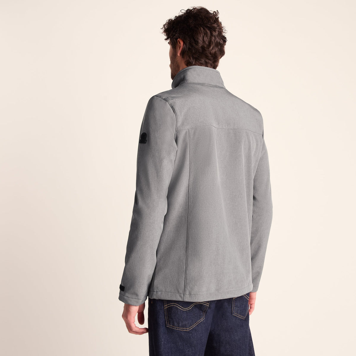 Feizor Mens Shower Resistant Softshell Jacket - Dark Grey Marl