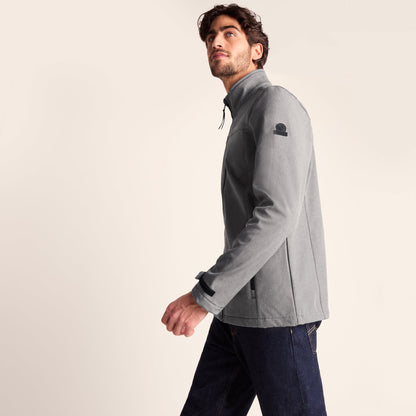 Feizor Mens Shower Resistant Softshell Jacket - Dark Grey Marl