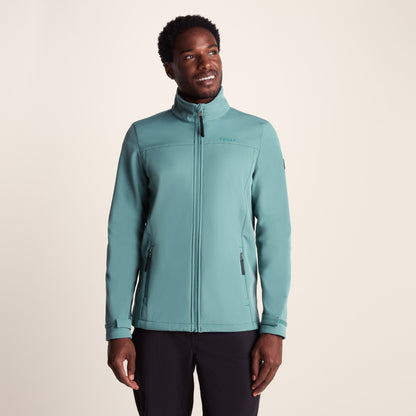 Feizor Mens Shower Resistant Softshell Jacket - Hydro Blue