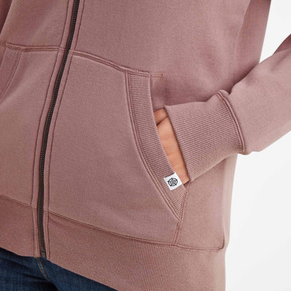 Finch Womens Supersoft Sherpa Fleece Lined Hoody - Faded Pink