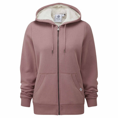 Finch Womens Supersoft Sherpa Fleece Lined Hoody - Faded Pink