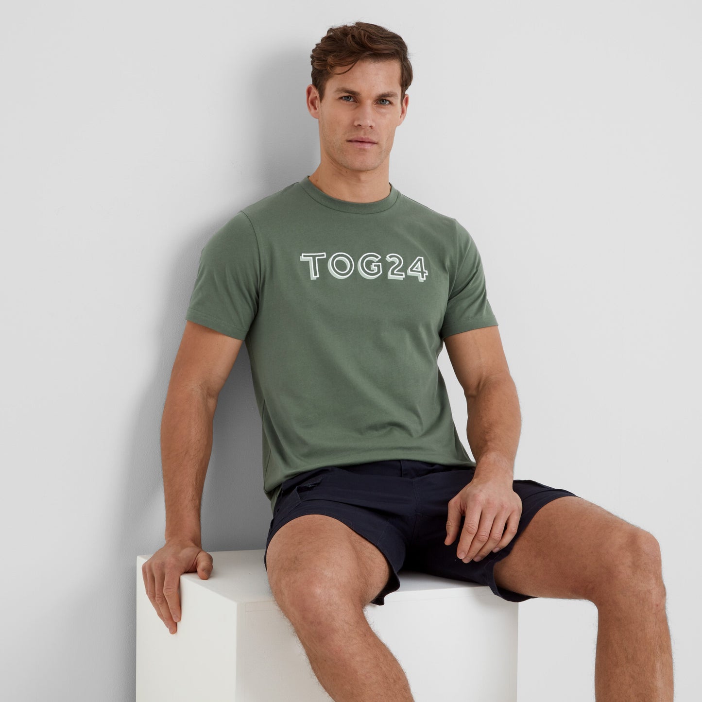 Foran Mens 100% Cotton Supersoft T-Shirt - Light Forest