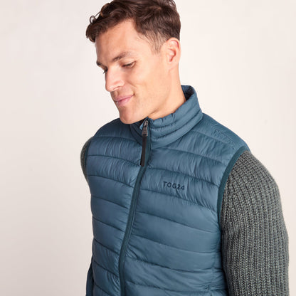 Gibson Mens Insulated Padded Gilet - Lagoon Blue