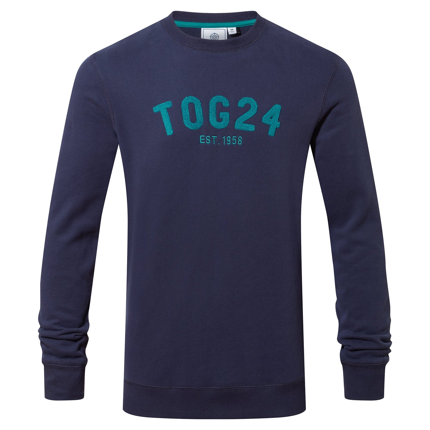 Hawnby Mens Cotton Blend Sweat - Dark Marine