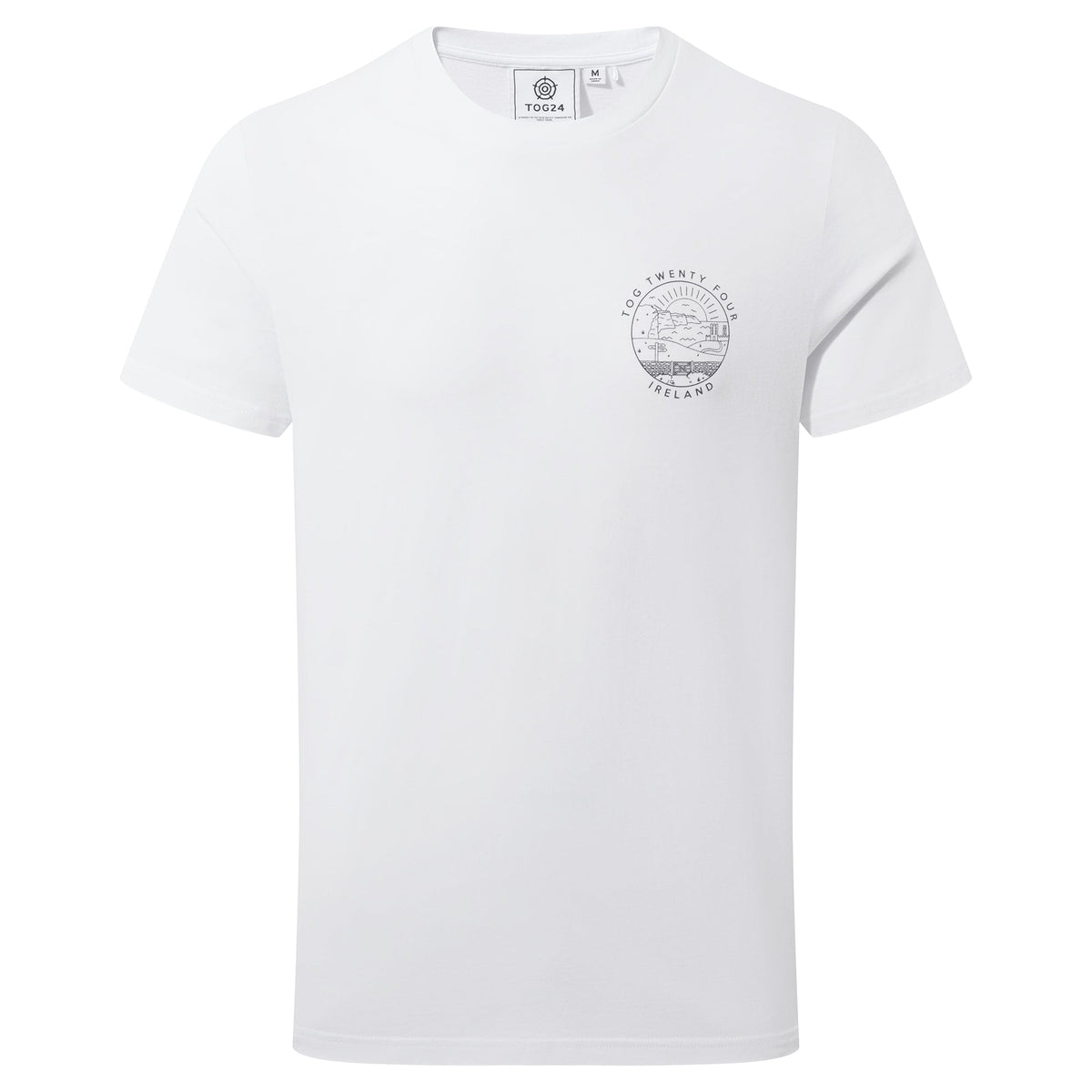Ireland Mens 100% Cotton T-Shirt - Optic White