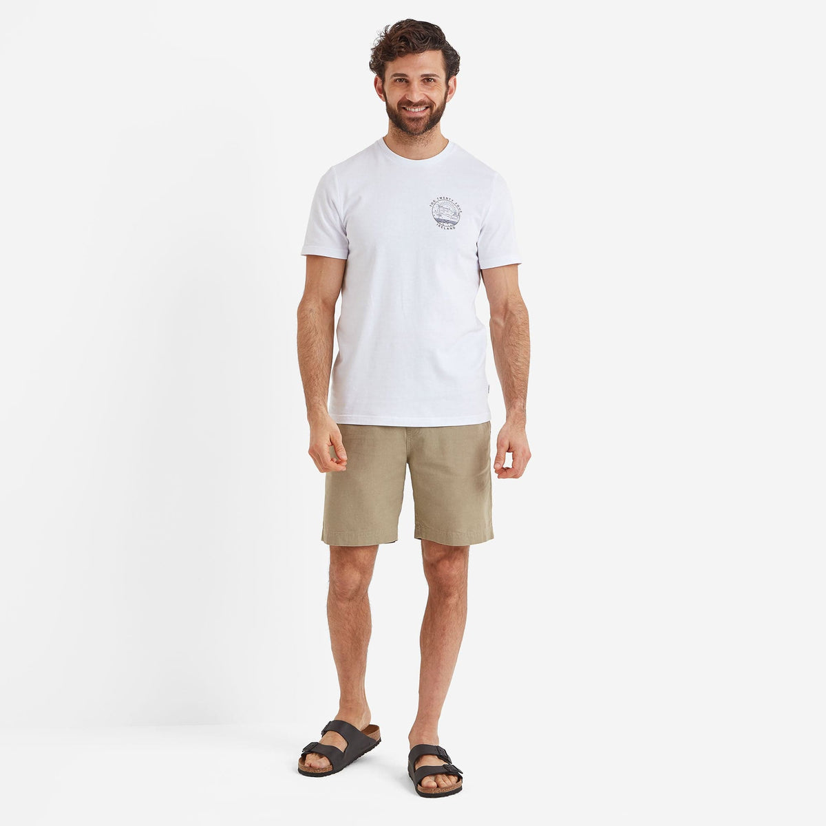 Ireland Mens 100% Cotton T-Shirt - Optic White
