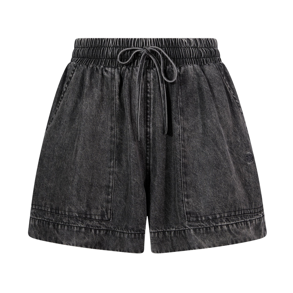 Jessica Womens Tencel Lyocel Shorts - Washed Black