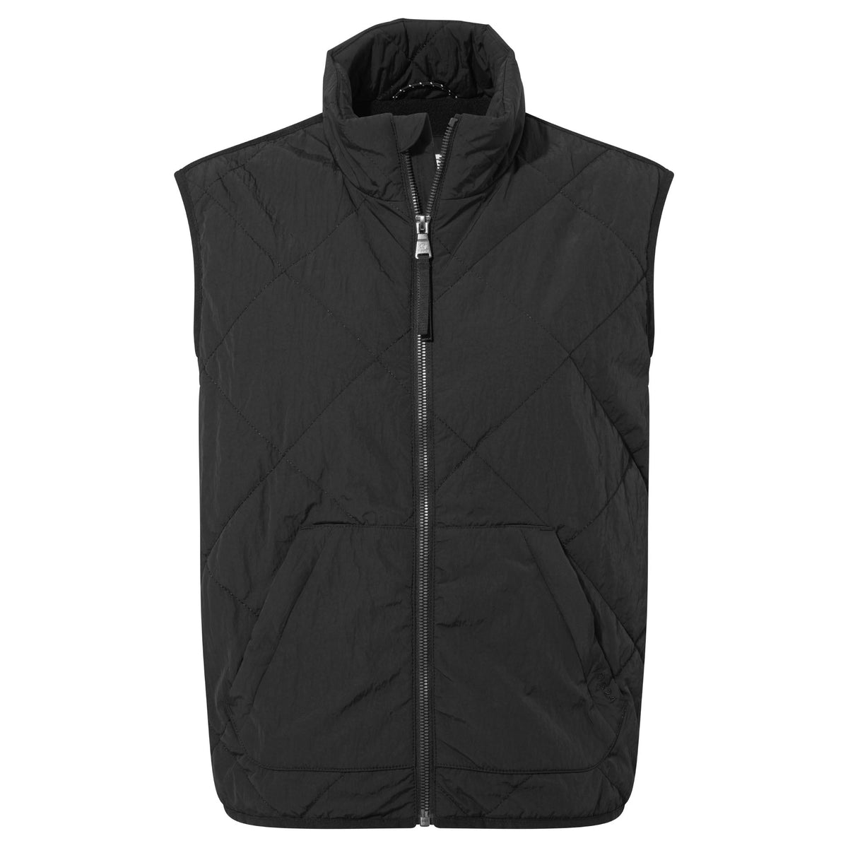 Juni Womens Relaxed Fit Shower Resistant Insulated Gilet - Black