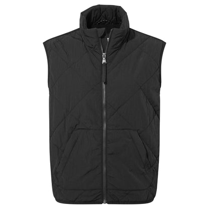 Juni Womens Relaxed Fit Shower Resistant Insulated Gilet - Black