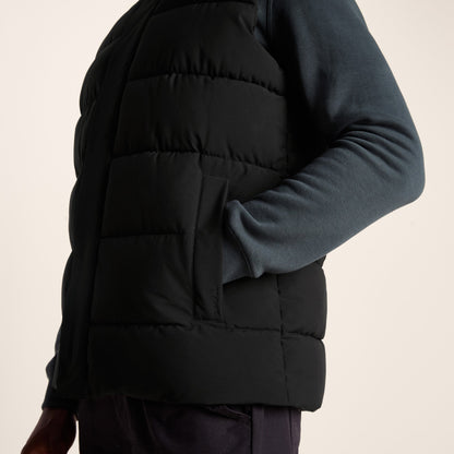 Leighton Mens Shower Resistant Insulated Gilet - Black