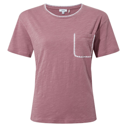 Liana Womens 100% Cotton Supersoft T-Shirt - Mauve