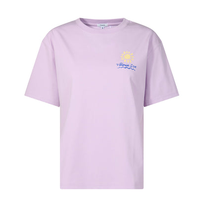 Lupin Womens Relaxed Fit Supersoft Emmy Lupin T-Shirt -  Lilac Blossom