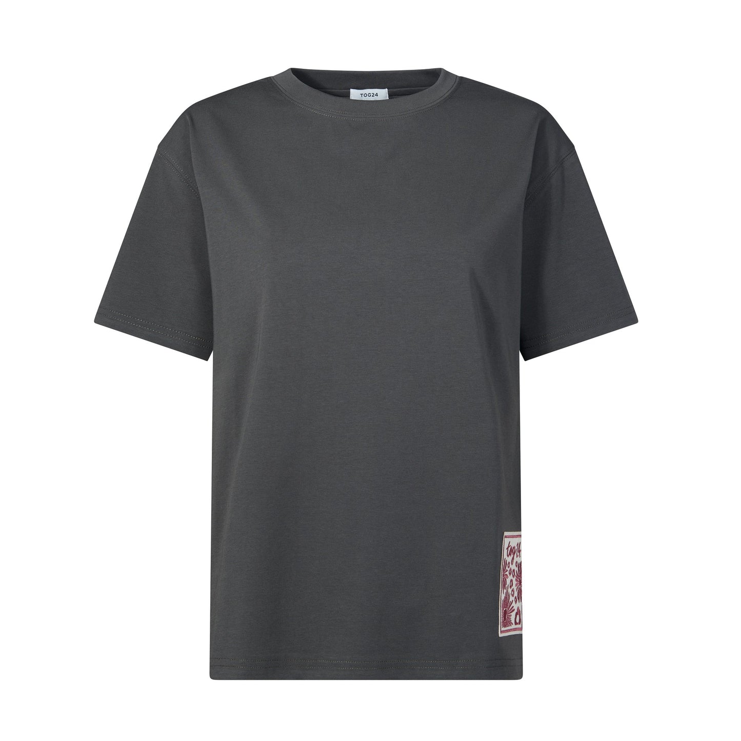 Margot Womens Supersoft Premium Relaxed Fit T-Shirt - Deep Slate