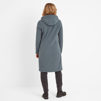 Marina Womens Long Water Resistant Softshell Jacket - Graphite