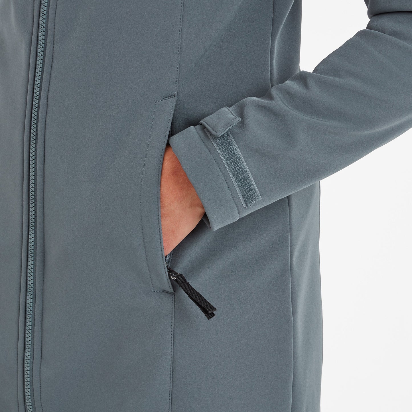 Marina Womens Long Water Resistant Softshell Jacket - Graphite