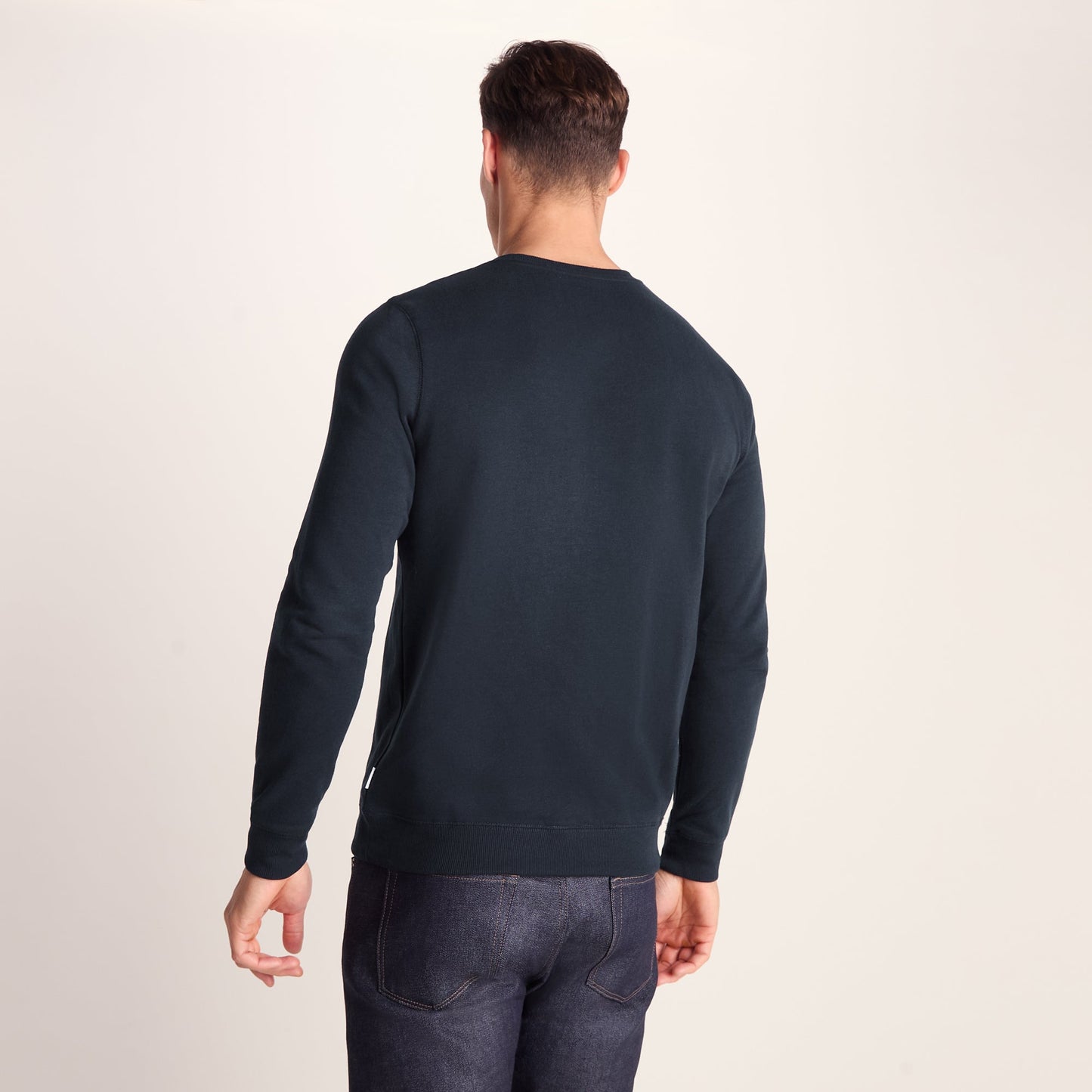 Mellor Mens Supersoft Cotton Rich Sweat - Dark Indigo