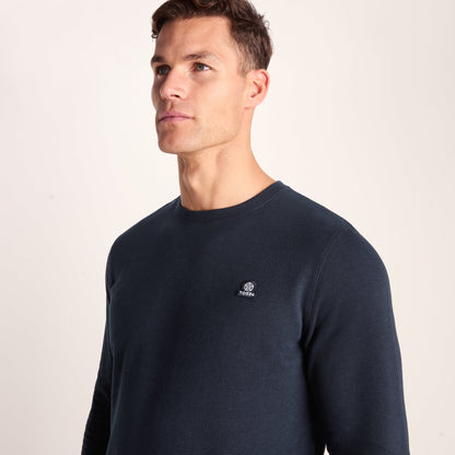 Mellor Mens Supersoft Cotton Rich Sweat - Dark Indigo