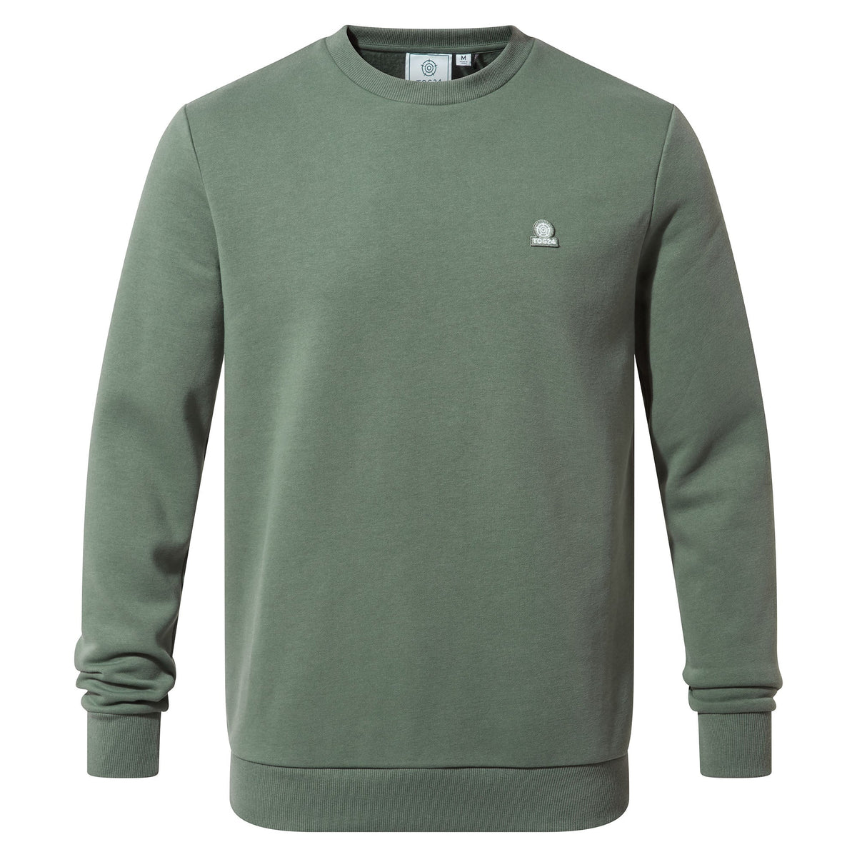 Mellor Mens Supersoft Cotton Rich Sweat - Light Forest