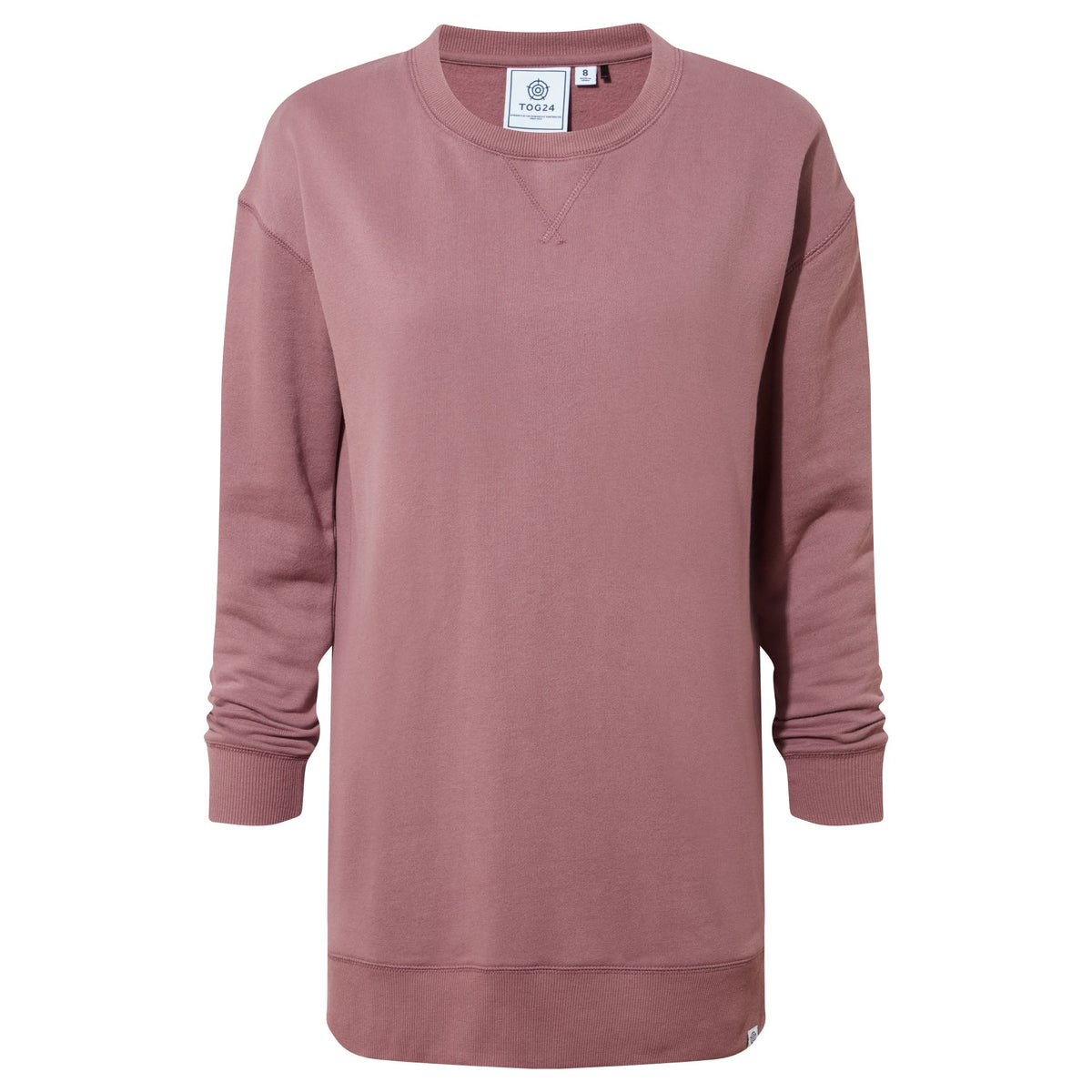 Michelle Womens Cotton Blend Sweat - Mauve
