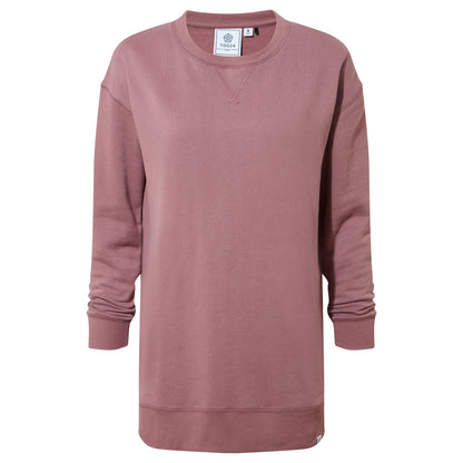 Michelle Womens Cotton Blend Sweat - Mauve